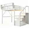 Flieks Etagenbett 140x200cm mit Schreibtisch und Produktbild-Vorschau 10
