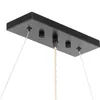 Lampa sufitowa wisząca LOFT 6 punktowa E27 - drewniana Podgląd zdjęcia produktu 4