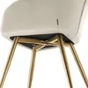 Chaise MARILYN en velours matelassé - crème/or, Lot de 6 Voir les images du produit 8