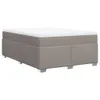 Boxspringbett mit Matratze Taupe 140x200 cm Stoff Produktbild-Vorschau 9