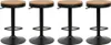 lot de 4 tabourets de bar Chaise de bar en bois Tabouret de Voir les images du produit 1