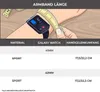 Strap-it Samsung Galaxy Watch 3 41mm Sportarmband (Schwarz Produktbild-Vorschau 7
