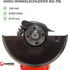 SCHMIDT security tools Akku-Winkelschleifer AG-115 Produktbild-Vorschau 2