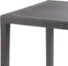 Gartentisch King Eckig Anthrazit 79x79x72cm Rattan-Optik Produktbild-Vorschau 2