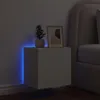 vidaXL TV-Wandschrank mit LED-Leuchten Weiß 40,5x35x40 cm Produktbild-Vorschau 4