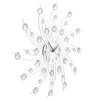 vidaXL Wanduhr mit Quarzwerk Modernes Design 50 cm Produktbild-Vorschau 2