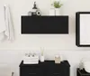 Bad-Wandschrank Schwarz 80x25x30 cm Holzwerkstoff Produktbild-Vorschau 3
