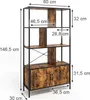 Rozdělovač místností Vicco Fyrk Rustikální dub 80 x 146.5 Náhled obrázku produktu 3