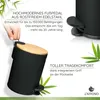 EXITOSO Tretmülleimer mit Softclose-Deckel aus Bambus, 3 l Produktbild-Vorschau 5