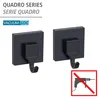 Nástenný háčik WENKO Vacuum-Loc® Mod. Quadro čierny, sada 2 Náhľad obrázku produktu 2