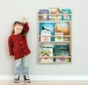 Bücherregal für Kinder- holz bücherregal für die wand - Produktbild-Vorschau 5