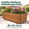 IvoQ Pflanzkasten aus Holz – 80 x 40 x 32 cm – Holz – Für Produktbild-Vorschau 8