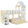 Letto a castello Flieks 90x200 cm con mensola e 2 cassetti, Anteprima dell’immagine prodotto 9