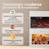 KAMINIO Camino elettrico HENRI - Stufa elettrica con Anteprima dell’immagine prodotto 3