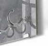 DEQORI Schlüsselbrett Glas 30x20 cm 'Betonstruktur im Produktbild-Vorschau 5