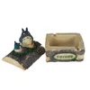 Kazeta / popelník s rezinovou figurkou Totoro a Chuu-Totoro Náhled obrázku produktu 3