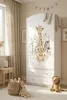 Kleiderschrank Kinder Weiß 2 Türen 2 Schubladen 88x187 cm Produktbild-Vorschau 2