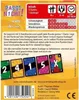 The back of a board game box, showing game details, rules summary, and card examples. Náhled obrázku produktu