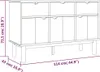vidaXL Příborník OTTA 114x43x73,5 cm borovicový masiv Náhled obrázku produktu 6