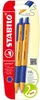 A retail package containing two blue and orange STABILO pointball pens. Produktbild-Vorschau