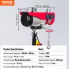 VEVOR elektrický kabelový naviják 300kg až 600kg výška Náhled obrázku produktu 11