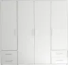 Kleiderschrank Valencia - 206x60x195cm - 4 Türen und 4 Produktbild-Vorschau 6