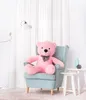 Gustaw Miś Duży XXL (różowy, 130cm) Classico pluszowy miś, Podgląd zdjęcia produktu 2