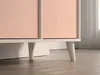Cassettiera combinata per bambini OLIVIA - beige / rosa Anteprima dell’immagine prodotto 5