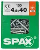 SPAX Universalschraube, Teilgewinde, Senkkopf, T-STAR plus Produktbild-Vorschau 1