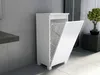 KOMODA ŁAZIENKOWA biała kosz z koszem na pranie 30cm Podgląd zdjęcia produktu 2
