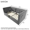 Flieks Hydraulisches Polsterbett 90x200cm mit USB & Type C, Produktbild-Vorschau 7