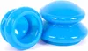 Two blue vacuum cups are shown against a white background. One cup is shown from the side, and the other is shown from the front, revealing its hollow interior. Náhľad obrázku produktu