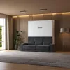 Schrankbett  mit  Anthrazit  SOFA M1 160x200 Vertikal Produktbild-Vorschau 1
