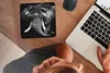 MuchoWow® Mauspad Mousepad Elefant - Zähne - Schwarz - Weiß Produktbild-Vorschau 3