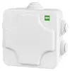 Hochwertige Abzweigdose / Industriebox / Leergehäuse / IP65 / grau mit Dichtungen / Premium-Qualität / 102x102x47 mm (7) Náhled obrázku produktu