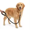 Reflexní odpružené vodítko pro psy 80-117 cm, černé bungee Náhled obrázku produktu 2
