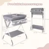COSTWAY 3 in 1 Wickeltisch klappbar, Wickelkommode Produktbild-Vorschau 3