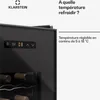 Klarstein cave à vin autonome 1 zone, petit réfrigérateur à Voir les images du produit 3