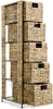 vidaXL Standregal mit 5 Körben 25,5x37x100 cm Produktbild-Vorschau 12