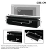 MODFU TV Lowboard Schwarz,für 75 Zoll,TV-Schrank Hochglanz Produktbild-Vorschau 7