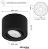 12er Set Oktaplex Aufbaustrahler Alu flach & schwenkbar Produktbild-Vorschau 6