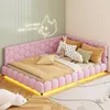 CDGlobal Letto imbottito 140x200cm con USB, Divano letto Anteprima dell’immagine prodotto 1