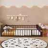 MODFU metalen kinderbed 140x200 met kleine schuifdeuren, Productafbeelding-voorbeeld 1