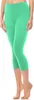 Legging 3/4 en coton pour femme Antié AN60-101 (menthe, L) Voir les images du produit 1