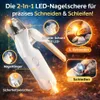 Dr. Pfoten LichtSchere™ Pro -2-in-1 LED Krallenschere für Produktbild-Vorschau 2