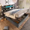 Hydraulisches Polsterbett mit Stauraum und Regal, Produktbild-Vorschau 10