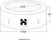 HOME DELUXE - Outdoor Whirlpool - SPLASH - Farbe: Uni Grau Produktbild-Vorschau 8