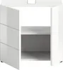 Vira meuble sous lavabo 2 portes blanc brillant, blanc. Voir les images du produit 3