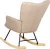 A rocking chair viewed from the back and side. Náhled obrázku produktu