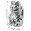 Glückskatze - Maneki-neko - Winkekatze - 35 cm - gold Produktbild-Vorschau 5